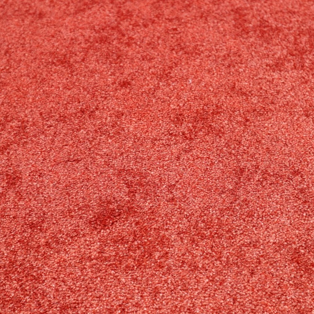 ITC, Metrážny koberec Serenade 316, na mieru, šíře 4m, oranžová, filc, obývacia izba