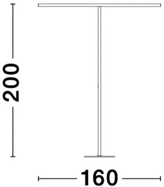 LED stojaca lampa Gal B