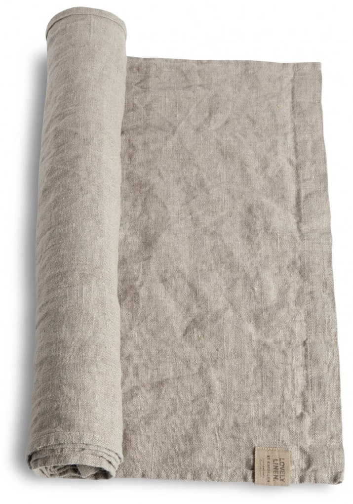 Lovely Linen Ľanový behúň Natural Beige 47×150 cm