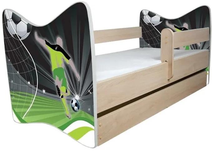 Raj posteli Detská posteľ " Futbalista " DLX biela