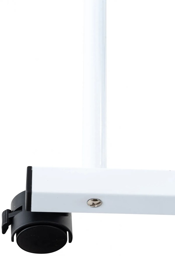 Stojace zrkadlo Evoir - 151x39x39 cm - Biela