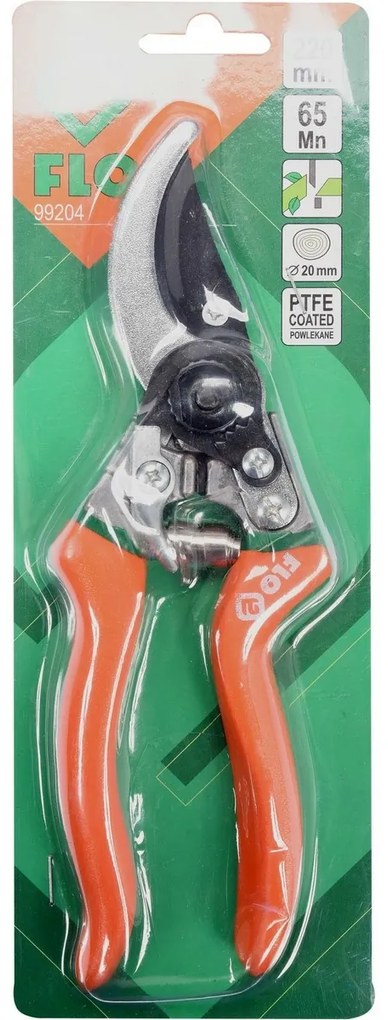 FLO TO-99204 záhradnícke nožnice, 21,5 cm
