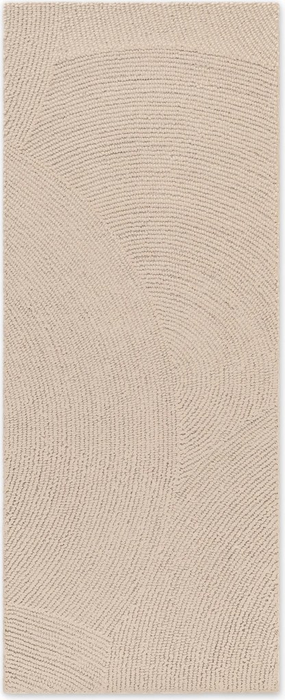 Hanse Home, Koberec behúň Calmio 106221 Beige, 80x200, béžová, obývacia izba
