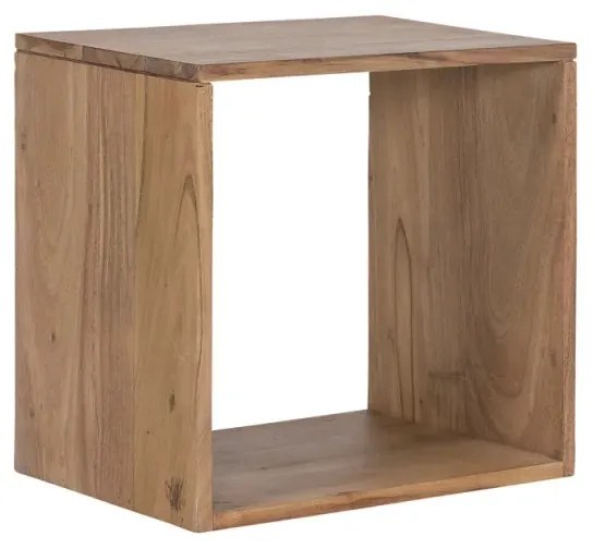 furniture-nabytek.cz - Masivní nástěnná skříň Auckland II z akácie, lakovaná, hnědá