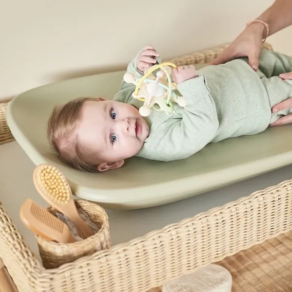 Nattou - Prebaľovacia podložka SOFTY 50x70 cm zelená