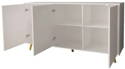 Komoda 160 Asporiz 03, Farba: čierna