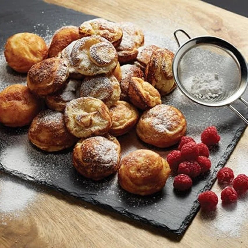 Kitchen Craft Liatinová panvica na prípravu dánskeho dezertu Æbleskiver