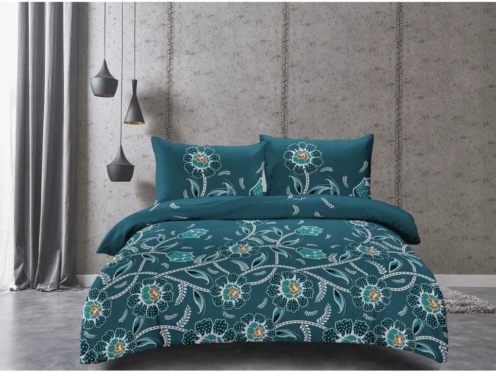 Obliečky z mikrovlákna SITTO tmavo zelené Rozmer obliečky: 2 ks 70 x 80 cm | 200 x 220 cm