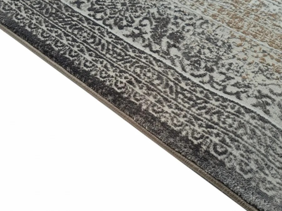 DC Koberec Exclusive 489 tmavá vizion zlatá Rozmer: 80×150 cm