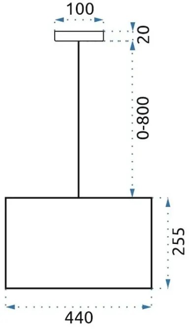 Stropné svietidlo Larys 44 cm čierne/zlaté