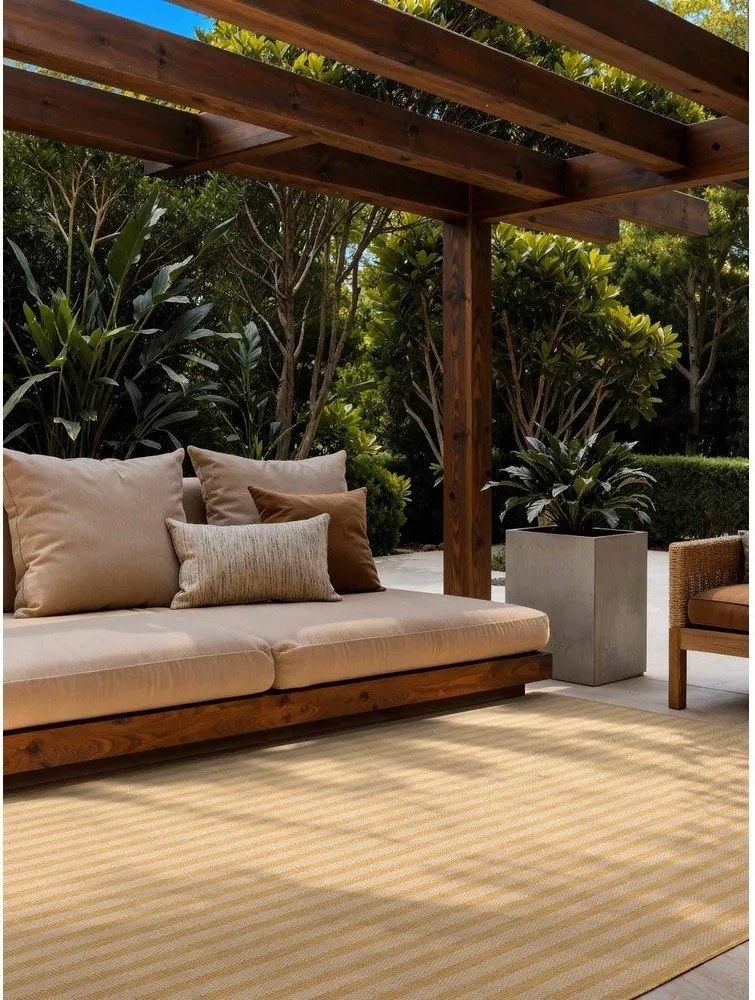 Okrovožltý/krémový vnútorný a vonkajší koberec 160x230 cm Haringey Linley – Ted Baker