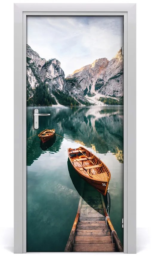 Fototapeta samolepiace dvere ľad jazero 75x205 cm