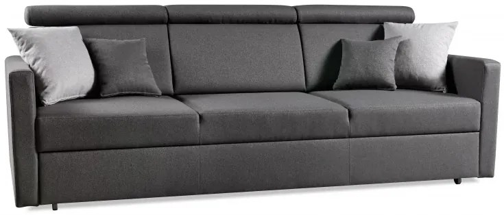 Rozkladacia pohovka 3 ZF Morrison, sivá (tatum 283)