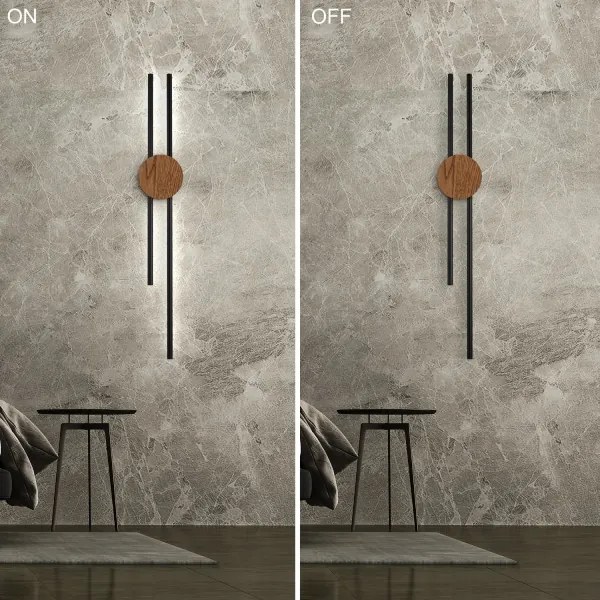 Brilagi - LED Nástenné svietidlo WOODY COLLINE LED/15W/230V 80 cm dub čerešňa