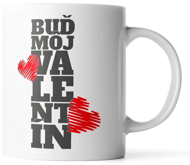 Sablio Hrnek Buď můj Valentýn 2 - 200 ml - espresso