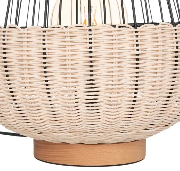 Atmosphera - Stolná lampa ANEA 1xE27/40W/230V ratan