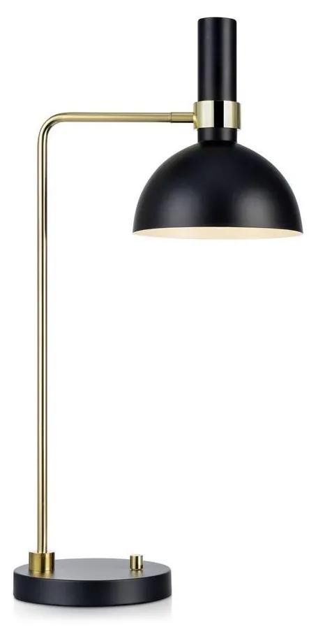 Markslöjd Markslöjd 106973 - Stmievateľná stolná lampa LARRY 1xE27/60W/230V čierna/zlatá ML0183