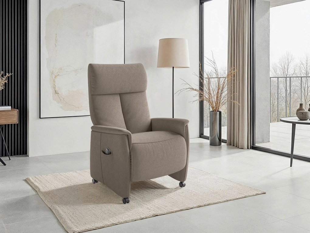 XXXLutz RELAXAČNÉ KRESLO, textil, taupe Sit & More - Online Only obývacie izby - 00014403242F