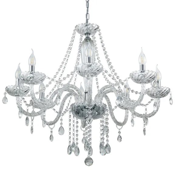 Eglo 39101 - Luster BASILANO 1 8xE14/40W/230V