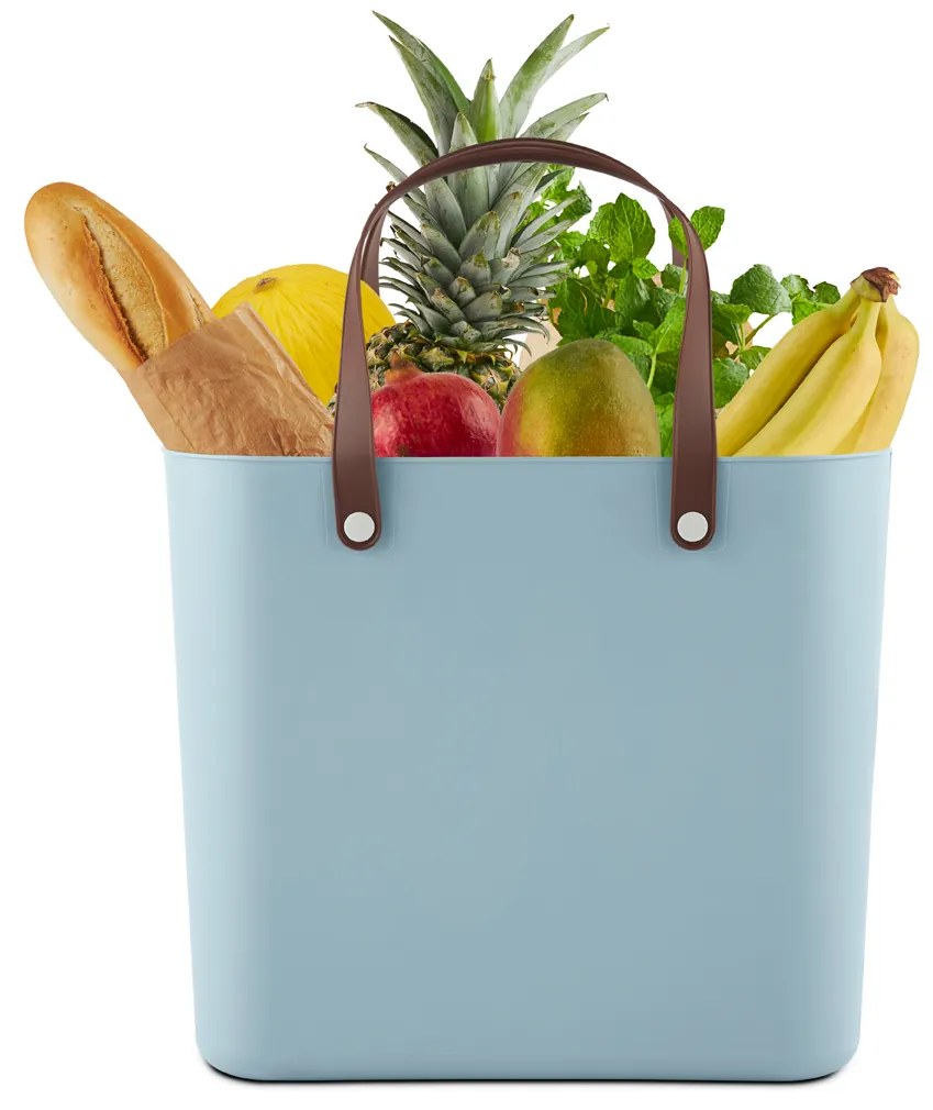 Nákupná taška, kabelka, plastová MULTIBAG svetlomodrá, 25l