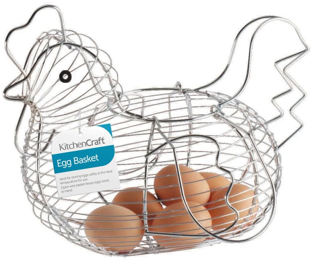 Kitchen Craft Drôtený košík na vajíčka Wire Chicken