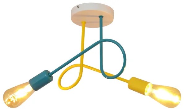 Detský prisadený luster OXFORD 2xE27/15W/230V