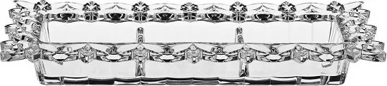Crystal Bohemia Pierced servírovací tácka 365 mm