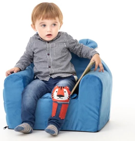 Detská sedačka BARI modrá