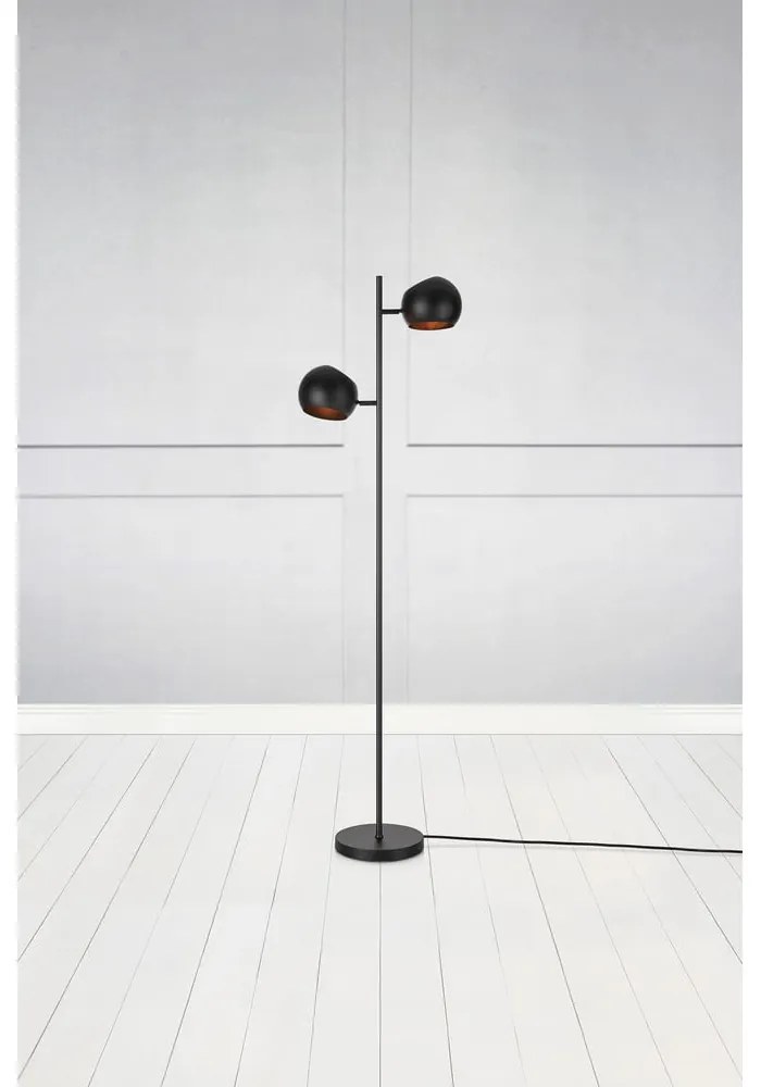 Čierna stojacia lampa Edgar - Markslöjd