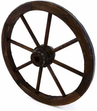 Drevené koleso 50 cm - štýlová rustikálna dekorácia Garth