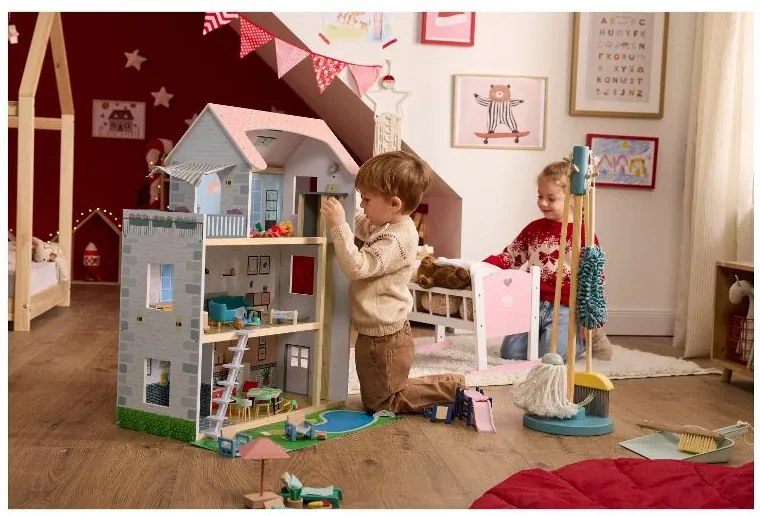 lupilu®  Kolíska a kočík pre bábiku  (800011299)