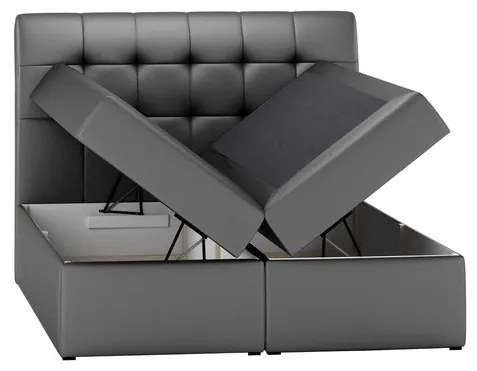 Čalúnená posteľ NELA + topper, 140x200, endo 7706