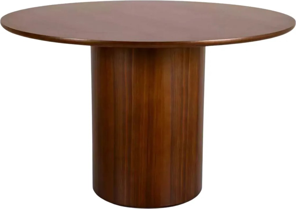 Okrúhly stôl Rondo 120 cm orech, prírodná dyha