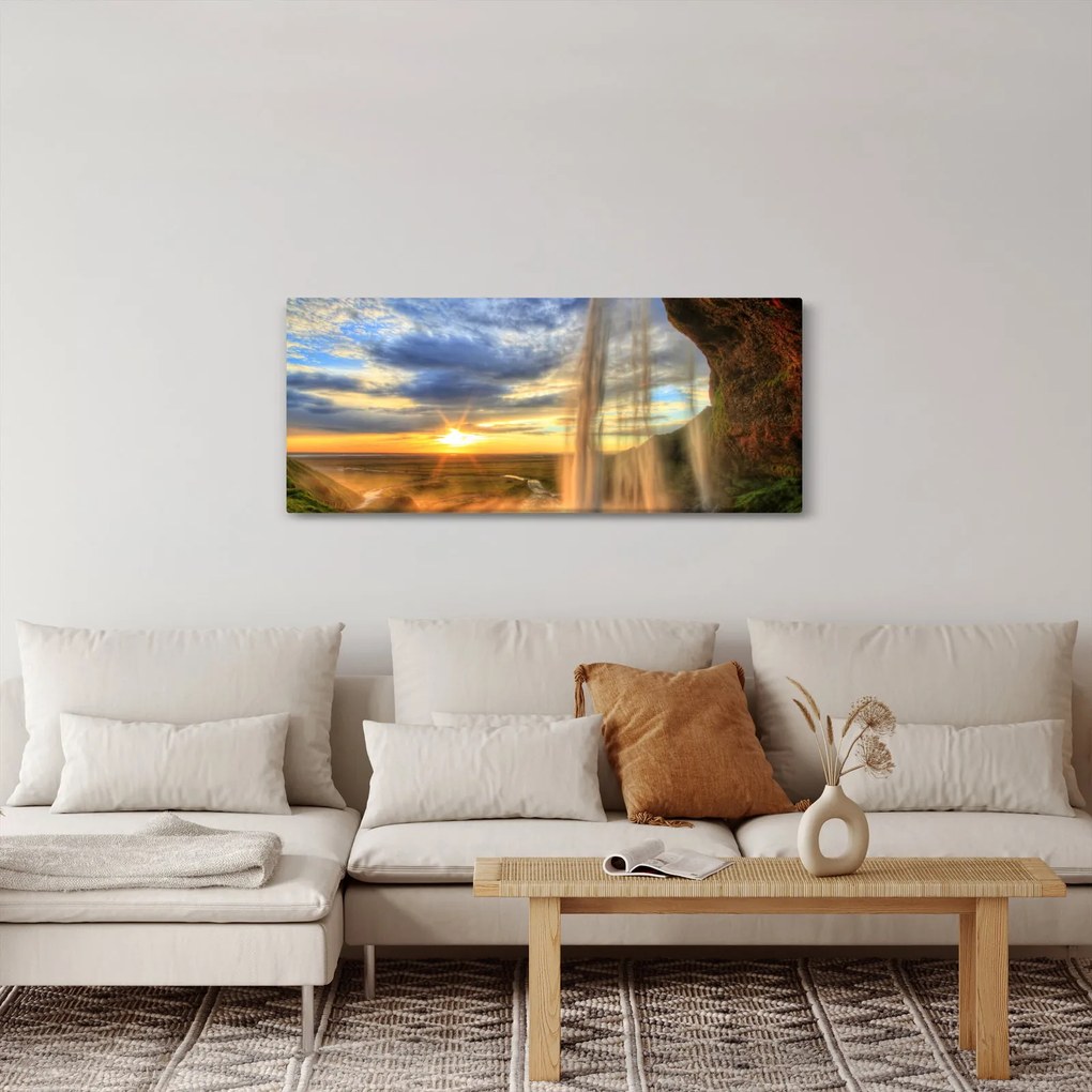 Obraz - Vodopád (120x50 cm)