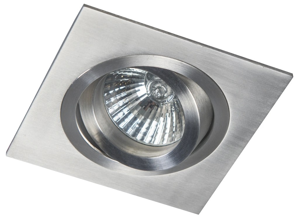 Sada 6 zapustených bodových svetiel oceľové, naklápacie - Lock 1