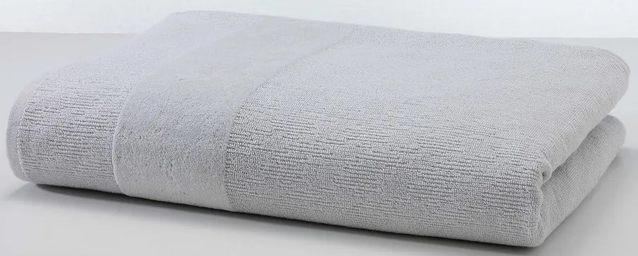 Osuška CARRARA 70x140 cm svetlo sivá, 100% bavlna