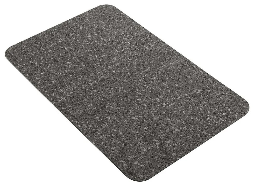 Antracitová kúpeľňová predložka 50x80 cm Granite – douceur d'intérieur