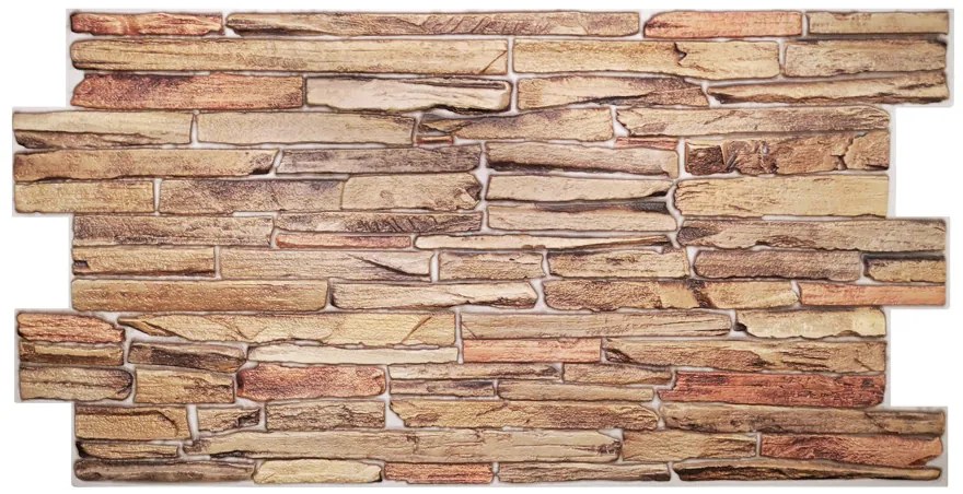 3D PVC obkladový panel 98 x 50 cm - La Manche