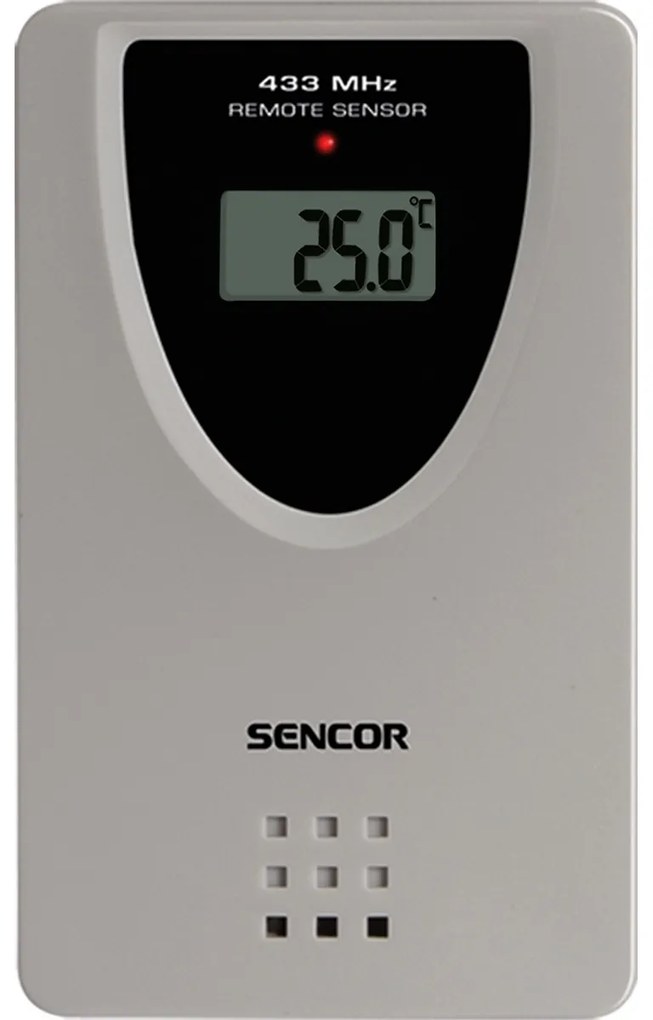 Sencor SWS 5400 meteostanica s projekciou a bezdrôtovým snímačom, čierna