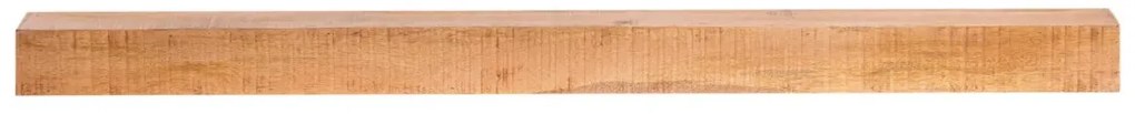 furniture-nabytek.cz - Masivní nástěnná police Amberley z mangového dřeva, lakovaná, hnědá – 160 cm