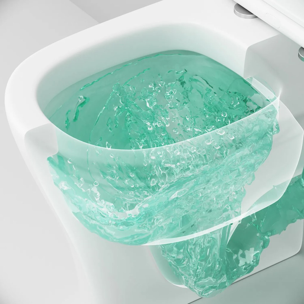 Závesné WC AM.PM Gem CGA1700SC bezokrajové, so sedadlom Microlift, biele