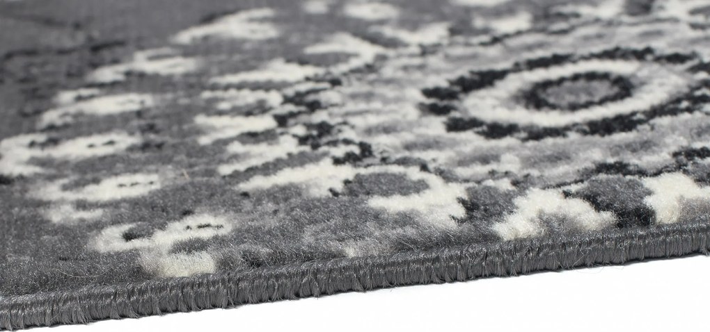 Behúň TAPIS Rosette - tmavo šedý