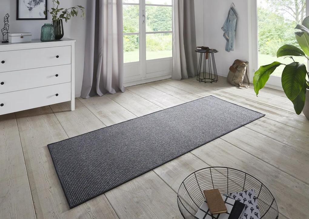 BT Carpet - Hanse Home koberce Kusový koberec 104435 Anthracite - 80x200 cm