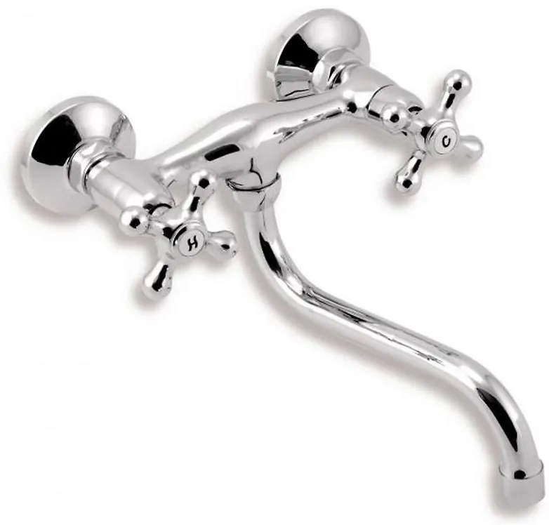 Batéria drezová/umývadlová nástenná TITANIA RETRO II 99170/T, 0