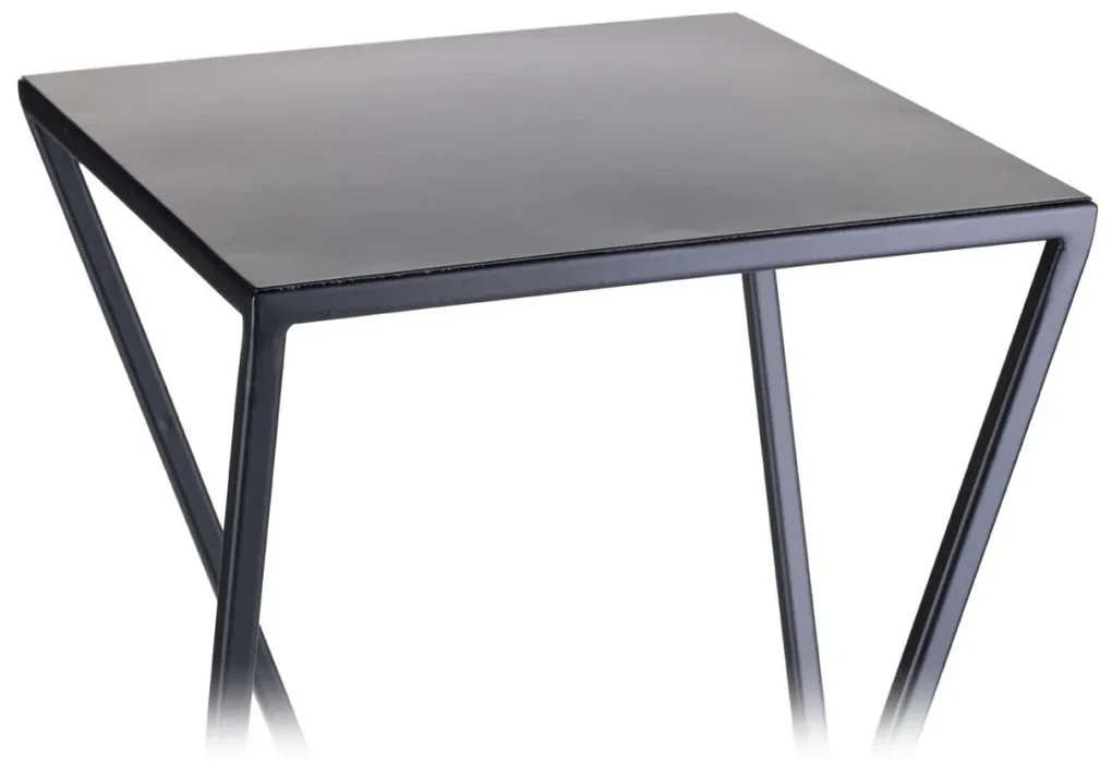 Stojan na kvetiny Loftstyle 2 40 cm čierny