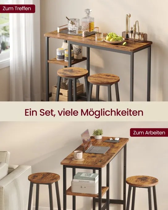 Barový stôl so stoličkami LBT220KD01