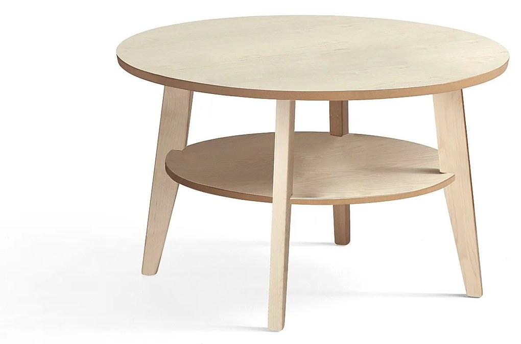 Konferenčný stolík HOLLY, Ø 800x500 mm, breza