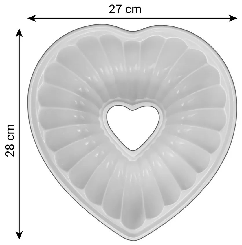 Tescoma Keramická forma srdce DELÍCIA