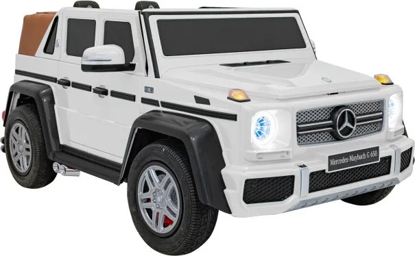 Elektrické autíčko Mercedes Benz MAYBACH G650 STRONG biele