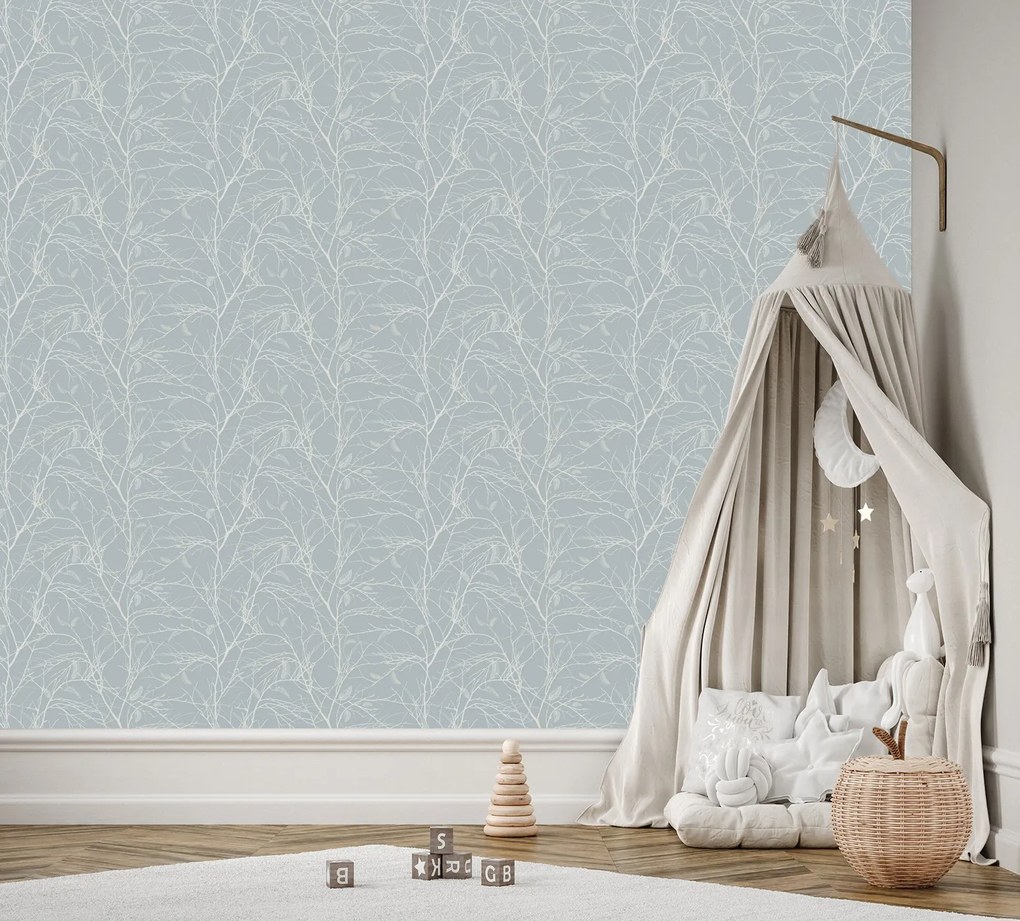 Gario Fototapeta Scandi biele vetvičky Materiál: Vliesová, Rozmery: 350 x 245 cm